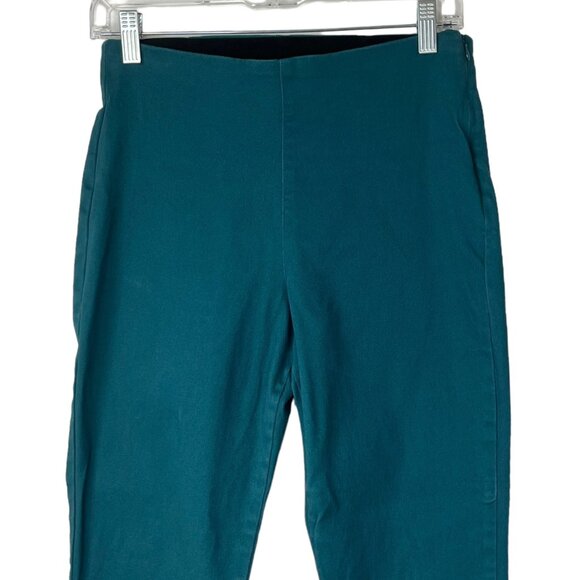 Old Navy Wow Pants Skinny Womens Size 6 Blue Side Zipper Flat Front Mid Rise - Picture 3 of 8